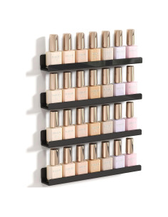 Estantes Flotantes Lifewit 30.48 cm Acrílico Negro Pack 4