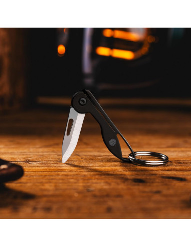 Cuchillo de Bolsillo Plegable KeyUnity KK05BK Titanio Negro