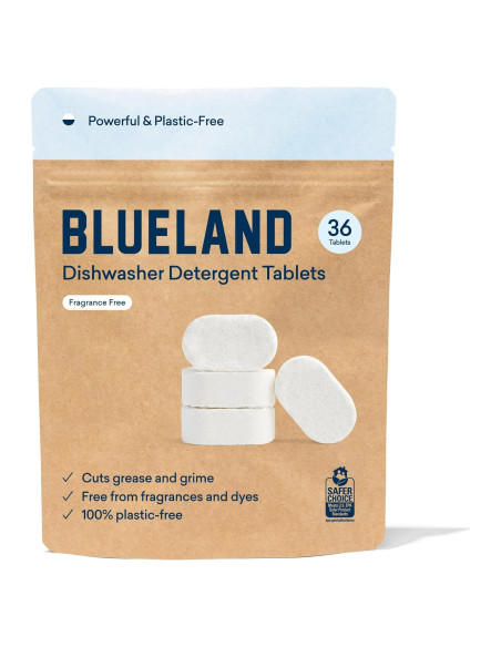 Tabletas de Detergente Ecológicas Blueland 36 Unidades Sin Fragancia