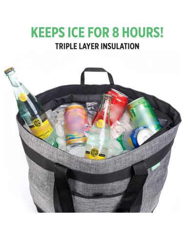 Bolsa Térmica Aislante Jumbo Creative Green Life - Carbón