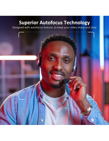 Cámara Web NexiGo N660P 1080P 60FPS con Micrófono Doble