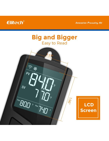 Controlador de Temperatura y Humedad Elitech STC-1000Pro 110V