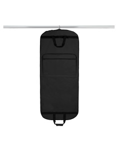 Bolsa de Ropa Plegable Dalix 152x53 cm Negro para Trajes