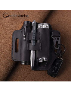 Funda de Cinturón Multiherramienta Gentlestache de Cuero EDC 2