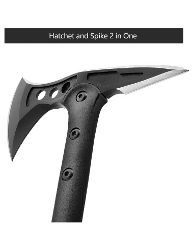 Hacha de Camping Hitdudu Tomahawk Táctico con Funda 11.94 cm