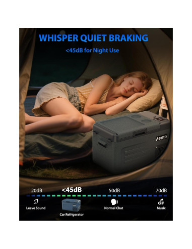 Refrigerador Portátil Aeitto 25 Quartos 12V -20C