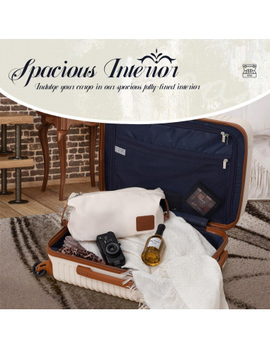 Conjunto de Maletas Coolife 3 Piezas Equipaje Negro