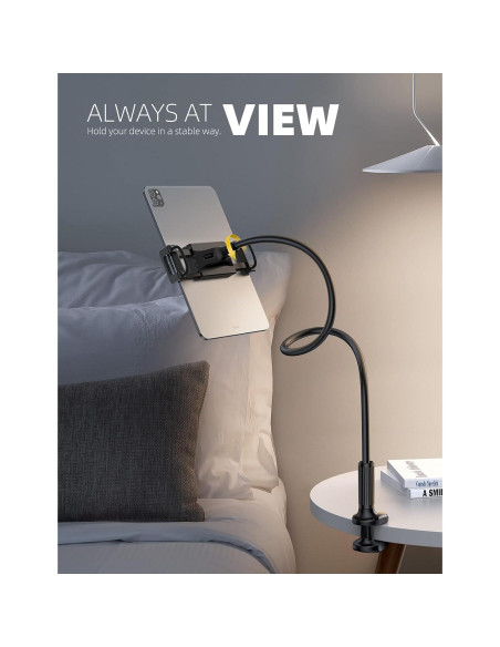 Soporte de Tablet Lamicall con Brazo Flexible - Negro