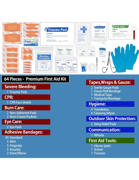 Kit de Primeros Auxilios Compacto Besst Survivor - 226.8 g Kit de Primeros Auxilios Compacto Besst Survivor - 226.8 g