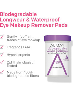 Almay Almohadillas Desmaquillantes Biodegradables 120 Unidades 2