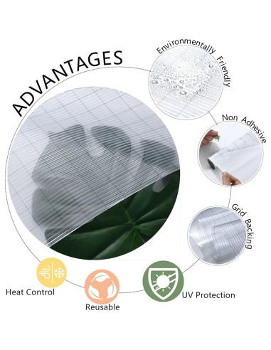 Película de Privacidad VELIMAX 45x200 cm Vinilo Esmerilado