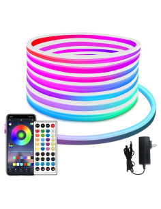Tira LED Neón 10m Yeewhale RGB IP65 Control Remoto