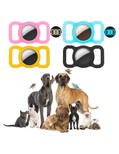 Funda Protectora para Airtag 4 Pack MEOW MEN Silicona