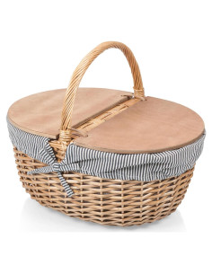 Cesta de Picnic Vintage Country PICNIC TIME para 2 - Mimbre