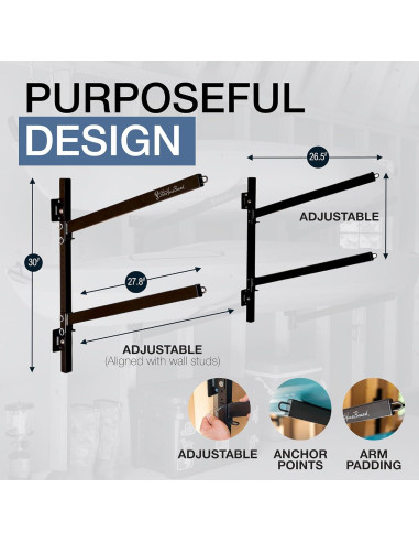 Soporte de Almacenamiento para 2 Kayaks StoreYourBoard - Resistente y Ajustable