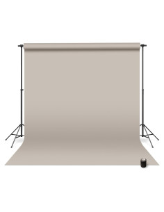 Fondo de papel sin costuras Denny Manufacturing gris 135x10.97m