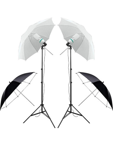 Kit de Iluminación de Estudio YISITONG Softbox LED 6x25W