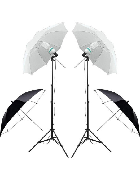 Kit de Iluminación de Estudio YISITONG Softbox LED 6x25W