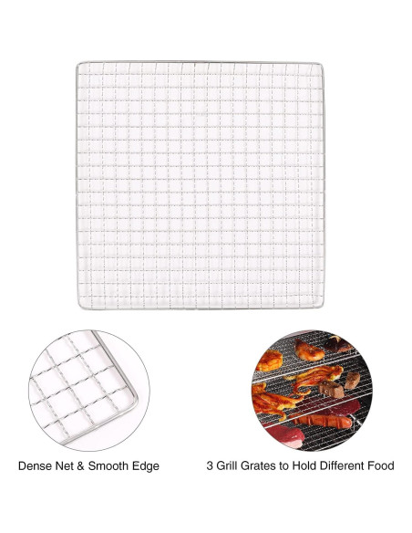 Horno de Camping Plegable REDCAMP de Acero Inoxidable 3 Niveles