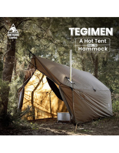 Carpa Caliente OneTigris TEGIMEN para Hamaca 3 Personas 2