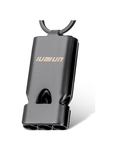 Silbato de Emergencia IUMIUN de Titanio 130dB para Camping