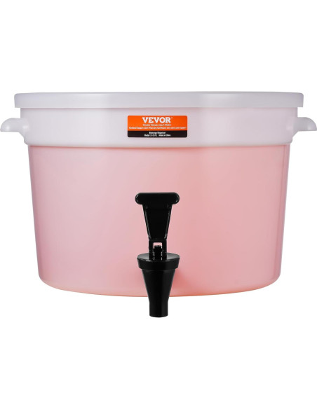 Dispensador de Bebidas VEVOR 11.36L con Grifo y Tapa