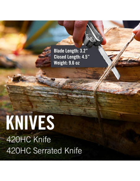 Multiherramienta Leatherman Super Tool 300 - 19 Herramientas, Acero Inoxidable