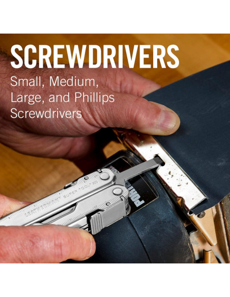 Multiherramienta Leatherman Super Tool 300 - 19 Herramientas, Acero Inoxidable