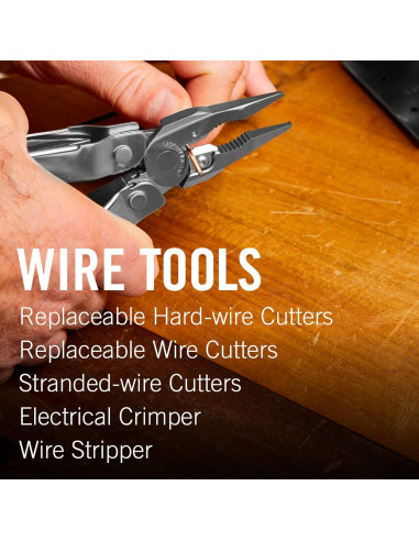 Multiherramienta Leatherman Super Tool 300 - 19 Herramientas, Acero Inoxidable