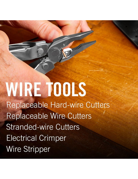 Multiherramienta Leatherman Super Tool 300 - 19 Herramientas, Acero Inoxidable