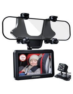 Cámara de Coche AHD 1080P ATOROBROS 4.3" con Visión Nocturna