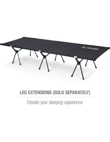 Cama de Camping Helinox Cot One Regular Negra 75x27x16.5cm