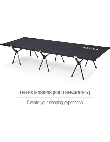 Cama de Camping Helinox Cot One Regular Negra 75x27x16.5cm
