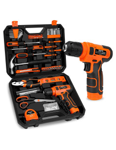 Juego de Herramientas 139 Piezas YingQu con Taladro 8V