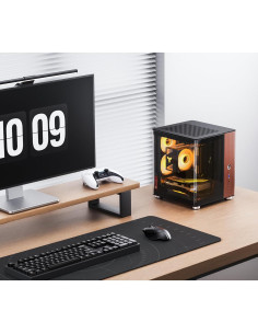 Gabinete Mini Torre JONSBO TK-0 Negro ITX DTX Aluminio 2