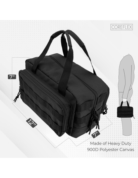Bolsa de Herramientas Multiusos Coreflex 30x18x18 cm - Negra