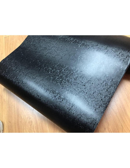 Vinilo de Fibra de Carbono Forjada LZLRUN 0.30m x 1.07m Negro