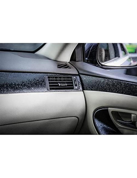 Vinilo de Fibra de Carbono Forjada LZLRUN 0.30m x 1.07m Negro