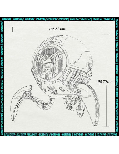 Altavoz Bluetooth GravaStar Mars Pro 20W, 15H Batería, RGB