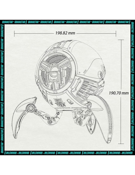 Altavoz Bluetooth GravaStar Mars Pro 20W, 15H Batería, RGB