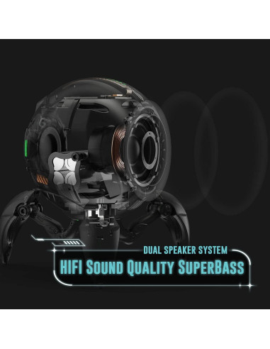 Altavoz Bluetooth GravaStar Mars Pro 20W, 15H Batería, RGB