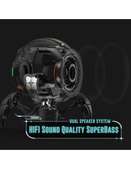 Altavoz Bluetooth GravaStar Mars Pro 20W, 15H Batería, RGB