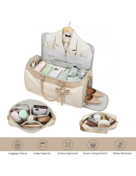 Bolsa de Ropa de Viaje Moulyan 45L Impermeable 3 Piezas Bolsa de Ropa de Viaje Moulyan 45L Impermeable 3 Piezas