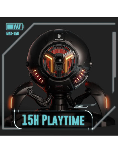 Altavoz Bluetooth GravaStar Mars Pro 20W, 15H Batería, RGB