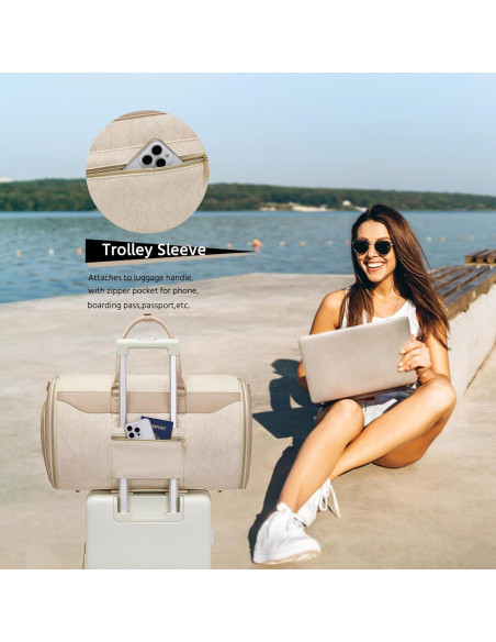 Bolsa de Ropa de Viaje Moulyan 45L Impermeable 3 Piezas Bolsa de Ropa de Viaje Moulyan 45L Impermeable 3 Piezas