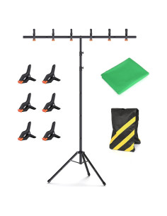 Kit de fondo verde Forlogic 2.44x1.62m con soporte ajustable