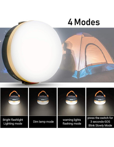 Linterna LED Recargable Censinda 300LM 4 Modos IP45