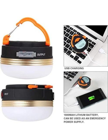 Linterna LED Recargable Censinda 300LM 4 Modos IP45