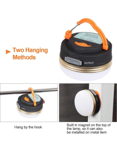 Linterna LED Recargable Censinda 300LM 4 Modos IP45