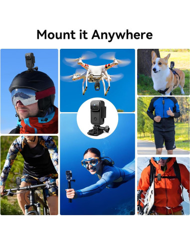 Cámara de Acción SJCAM C200 4K Compacta Impermeable